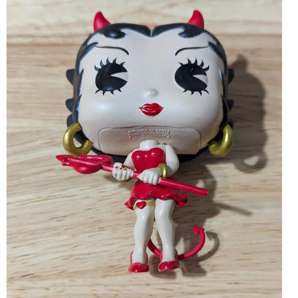 Funko Betty Boop Devil Vinyl Figure 556 Red Dress Retro Pin-up OOB